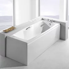 Carron Imperial 1400 x 700 Single Ended Bath With Grips - Carronite