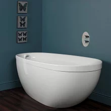 Carron Halcyon Square 1750 x 800 White Freestanding Bath - Reinforced Carronite