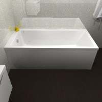 Carron Profile 1700 x 700 Single Ended Bath - Carronite