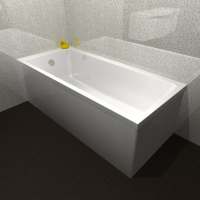 Carron Quantum 1500 x 700 Single Ended Bath - 5mm