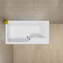 Carron Urban Compact 1500 x 750 - 900 Shower Bath - 5mm