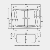 Carron Celsius - Carronite - Single Ended Bath - 1700 x 750