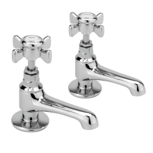 Sagittarius Churchman Bath Taps Pair Chrome