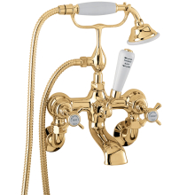 Sagittarius Churchman Deluxe Gold Wall Mounted Bath Shower Mixer Tap