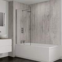 Multipanel Linda Barker Salvaged Planked Elm Shower Panels