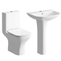 Crest 4 Piece Toilet & Basin Set