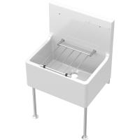 NUIE Cleaner Sink with Legs and Bracket 515 x 535 x 393mm