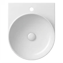 Davoli 400mm Gloss White Wall Hung Basin With Support 