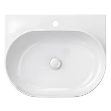 Davoli 600mm Gloss White Wall Hung Basin With Support