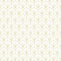 Deco Tile White / Mustard - Showerwall Acrylic