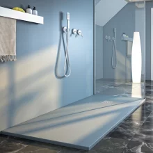 Doccia Lipari 900 x 900mm White Slate Shower Tray