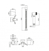 Douche Spray Trigger Kit - Highlife Bathrooms 