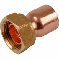 15mm x 3/4" Straight Tap Connector - Singles - Endfeed Copper 