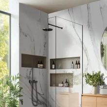 Durapanel Carrara Marble 1200mm Bathroom Wall Panel By JayLux