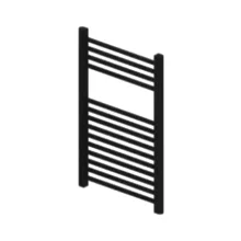 Eastbrook Wingrave 800 x 400 Matt Black Towel Radiator