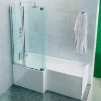 ClearGreen EcoRound 1500 x 900mm Shower Reinforced Bath