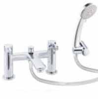 Kingston Deck Mounted Bath Shower Mixer Tap - Highlife Bathroom