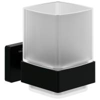 Villeroy & Boch Elements Striking Tumbler & Holder Matt Black