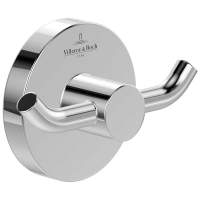 Villeroy & Boch Elements Tender Double Robe Hook Chrome