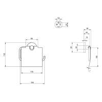 Villeroy & Boch Theano 1750 x 800mm Quaryl Freestanding Bath - Grey Matt