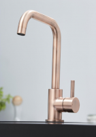 Richmond Twin Lever Kitchen Mixer Tap - Copper