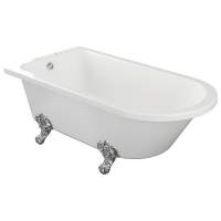 Elizabeth 1500mm Traditional Freestanding Bath with Chrome Feet