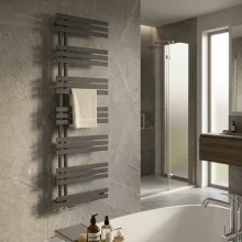 Lancia Elizabeth 1200 x 600mm Carbon Anthracite Towel Radiator