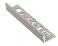 Genesis 10mm Granite Aluminium Straight Edge Tile Trim Regular 2.5m