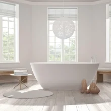 Delicata Cian Solid Surface Freestanding Bath, 1520 x 715 By BC Designs 
