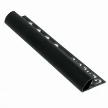 Genesis 12mm Black P.V.C Quadrant Tile Trim Regular 2.5m