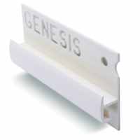 Genesis 12mm PVC Vinyl Floor Trim - White