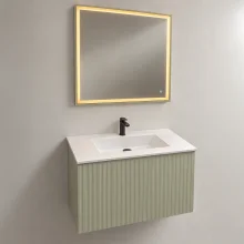 Fiora Marco 800 x 800 Mirror Olive Green