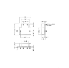 Nuie Pearlstone 760 x 760mm Anti Slip Square Shower Tray