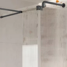 Lancia S8 Brushed Nickel Fluted Flipper