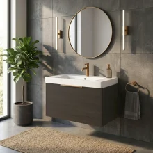 Abacus S3 Concepts Wall Hung Vanity Unit Pack 800mm - Matt Ocean Blue