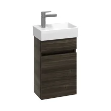 Abacus S1 Concepts Wall Hung Cloakroom Vanity Unit Pack 360mm Right Hand - Lava