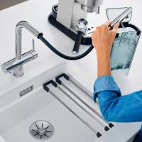 Blanco Fontas-S II Chrome Pull Out Filter Kitchen Tap - 525198
