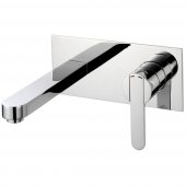 Francis Pegler Strata Chrome Wall Mounted Basin Mixer Tap