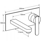 Jaquar Florentine Chrome Bath Filler Mixer Tap