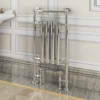 Scudo Ilkley 7 Column Traditional Radiator - Chrome White