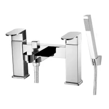 Gio Amethyst Chrome Bath Shower Mixer & Waste