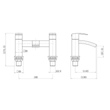 Gio Amoura Bath Shower Mixer