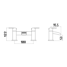 Gio Branch Bath Shower Mixer