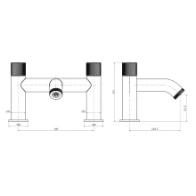 Gio Edge Bath Shower Mixer