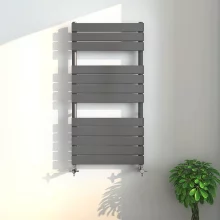 Gio Nova Anthracite Bathroom Towel Radiator 1200 x 500mm