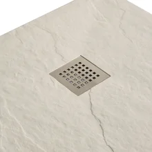 Tailored Cuttable Slate Shower Tray in Sand 1800 x 900mm
