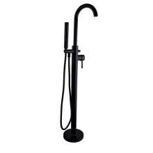 Gio Tokyo Black Freestanding Bath Shower Mixer