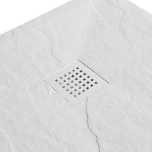 Tailored Trays Cuttable Slate Shower Tray in Midnight Black 1000 x 1000