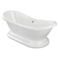 Synergy Slipper 1750mm White Freestanding Bath