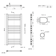 Shetland Matt White 800mm Wall Hung Vanity Unit